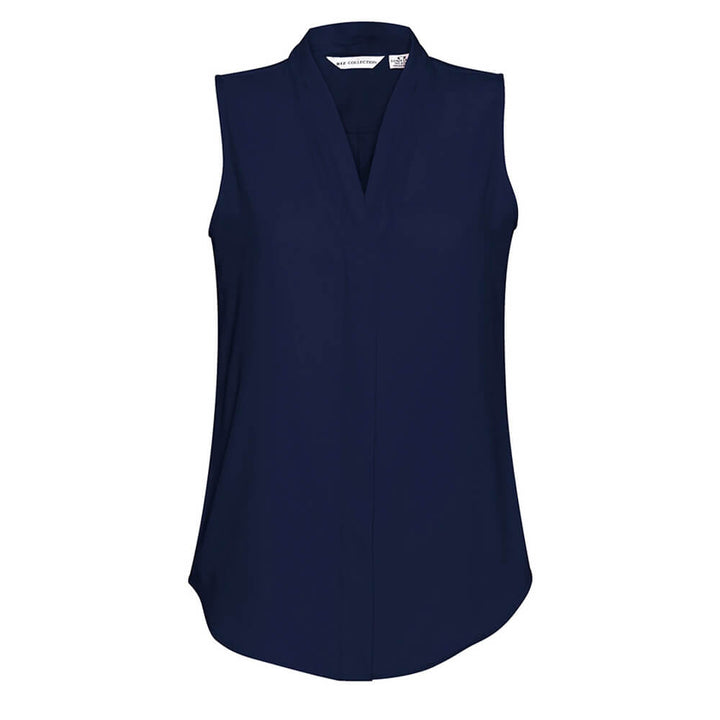 Biz Collection S627LN Womens Madison Sleeveless Top Midnight Blue