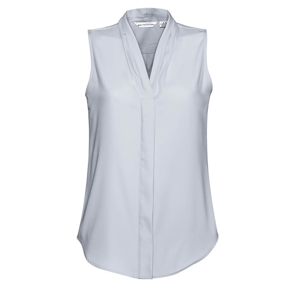 Biz Collection S627LN Womens Madison Sleeveless Top Silver Mist