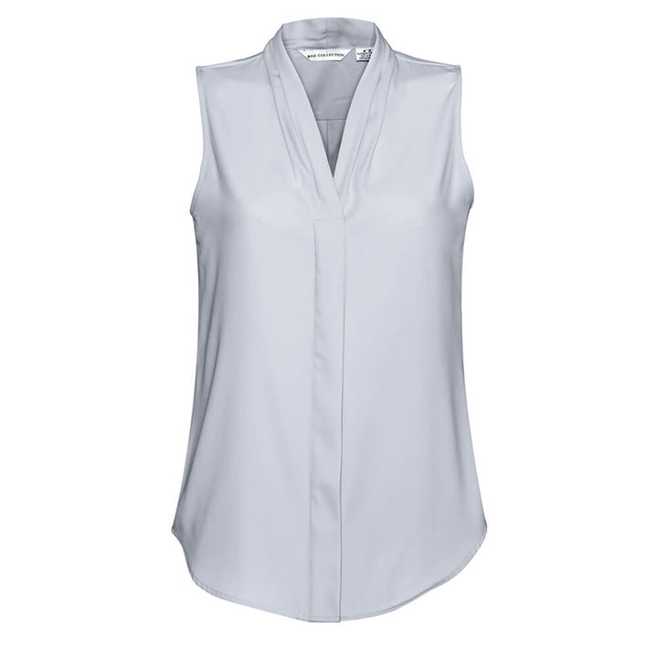 Biz Collection S627LN Womens Madison Sleeveless Top Silver Mist