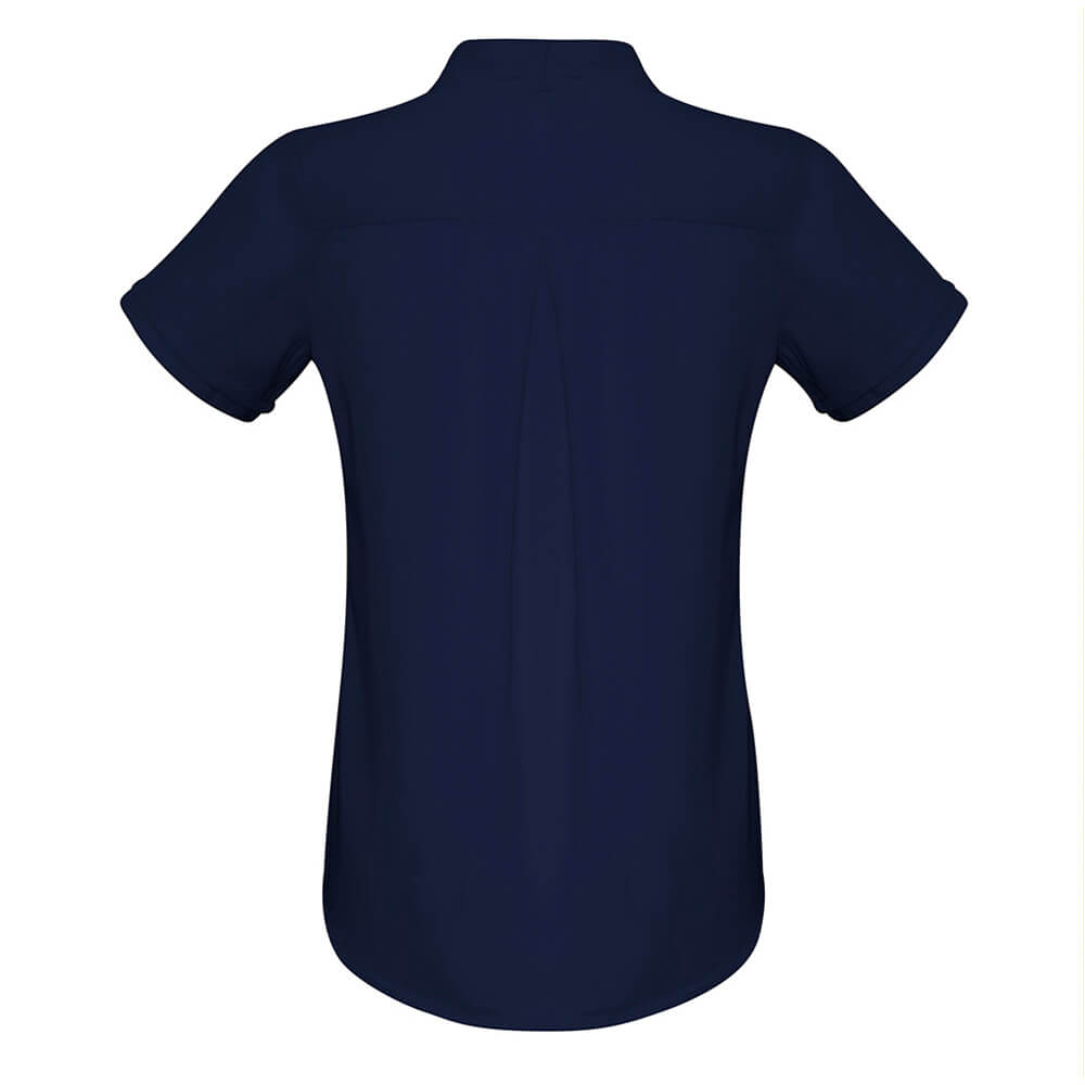 Biz Collection S628LS Womens Madison Short Sleeve Shirt Midnight Blue