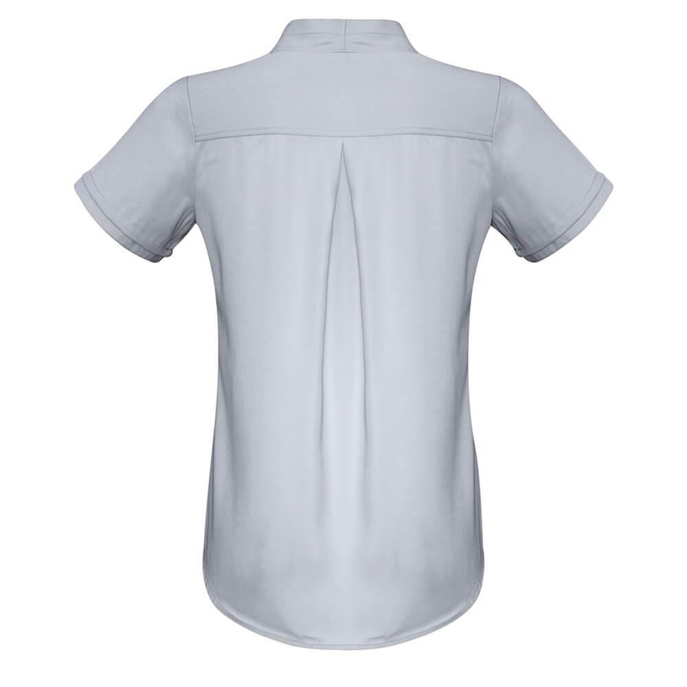Biz Collection S628LS Womens Madison Short Sleeve Shirt Silver Mist