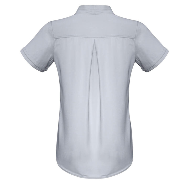 Biz Collection S628LS Womens Madison Short Sleeve Shirt Silver Mist