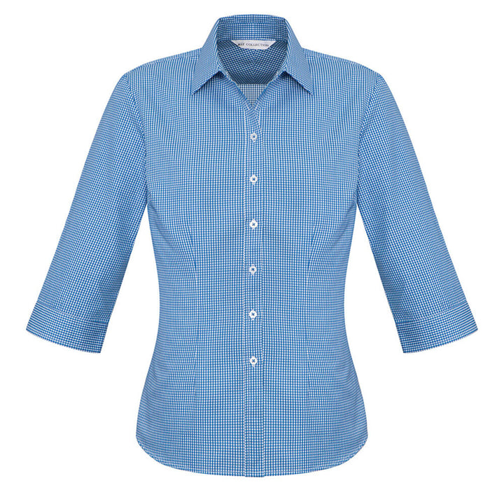 Biz Collection S716LT Womens Ellison 3/4 Sleeve Shirt French Blue