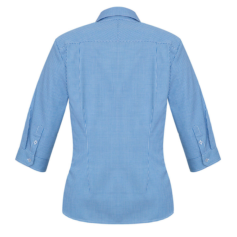 Biz Collection S716LT Womens Ellison 3/4 Sleeve Shirt French Blue