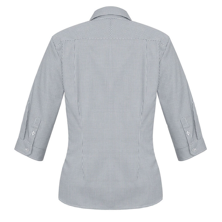 Biz Collection S716LT Womens Ellison 3/4 Sleeve Shirt Silver