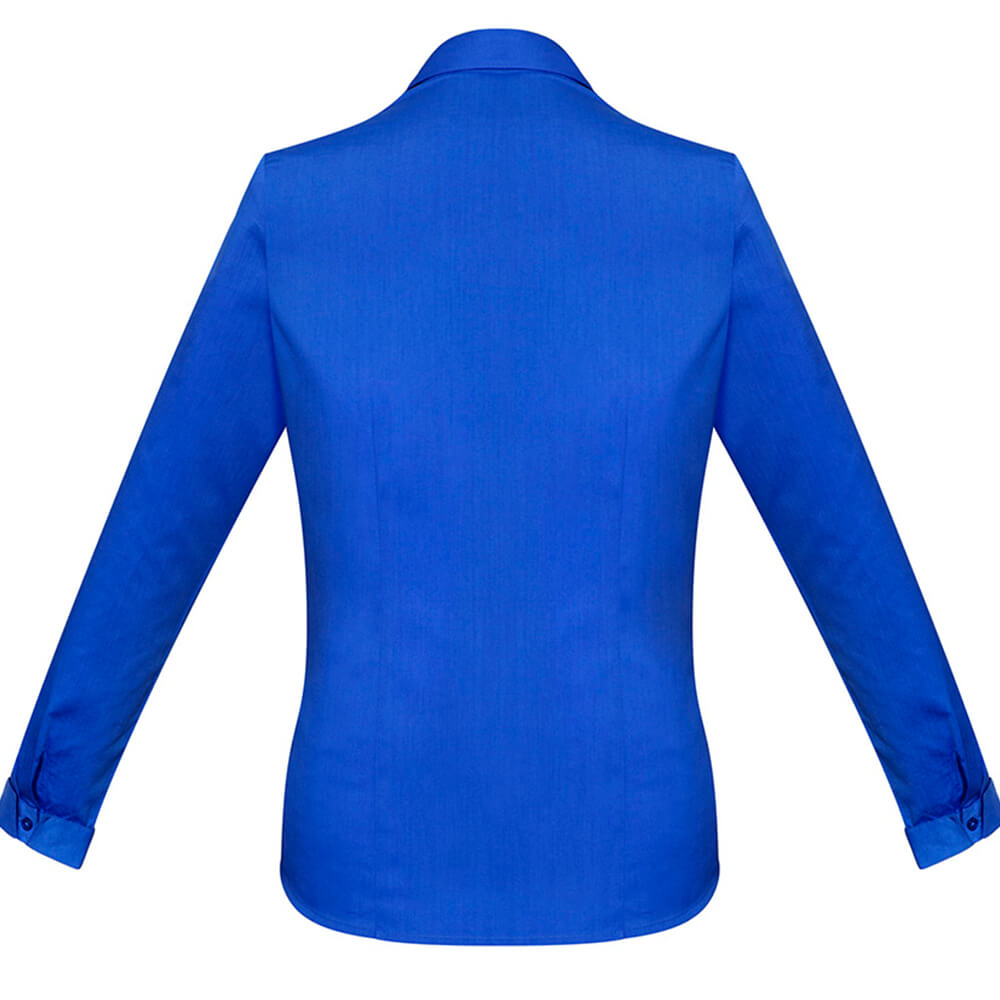 Biz Collection S770LL Womens Monaco Long Sleeve Shirt Electric Blue