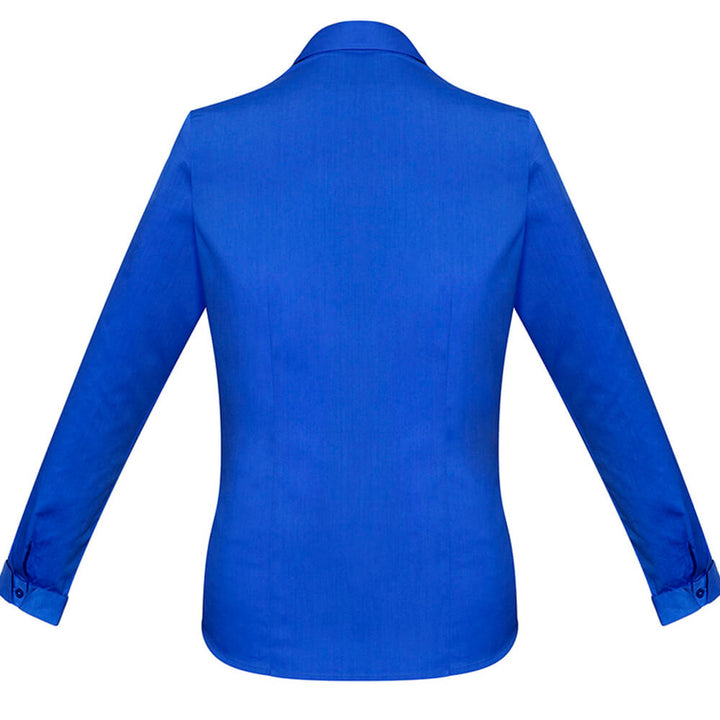 Biz Collection S770LL Womens Monaco Long Sleeve Shirt Electric Blue