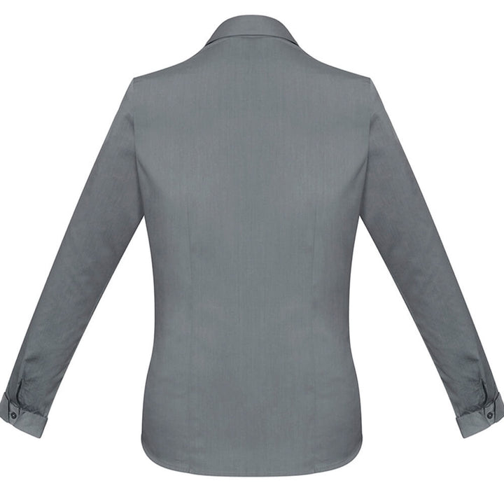 Biz Collection S770LL Womens Monaco Long Sleeve Shirt Platinum