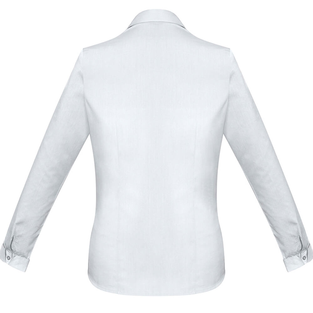 Biz Collection S770LL Womens Monaco Long Sleeve Shirt White
