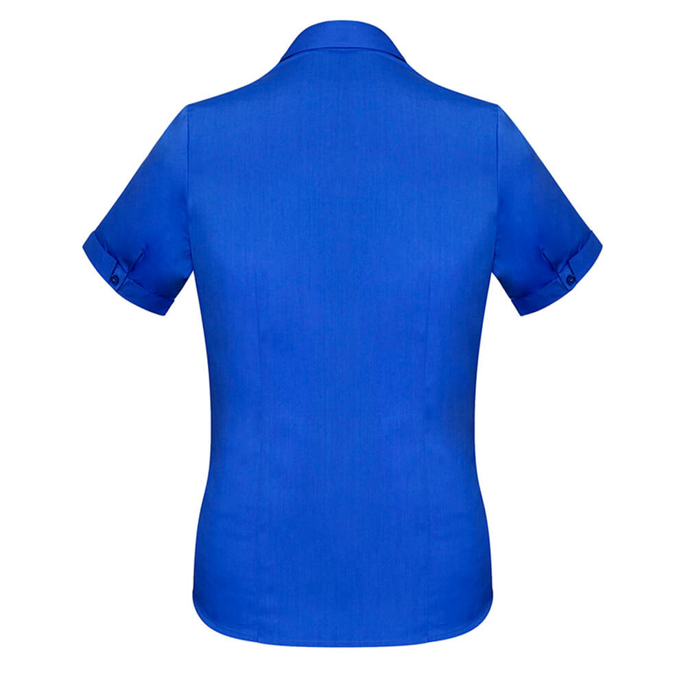 Biz Collection S770LS Womens Monaco Short Sleeve Shirt Electric Blue
