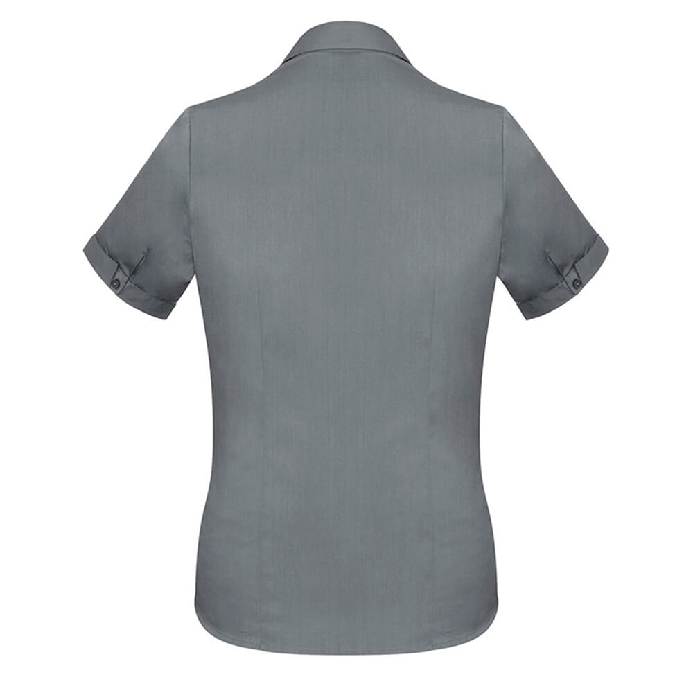 Biz Collection S770LS Womens Monaco Short Sleeve Shirt Platinum