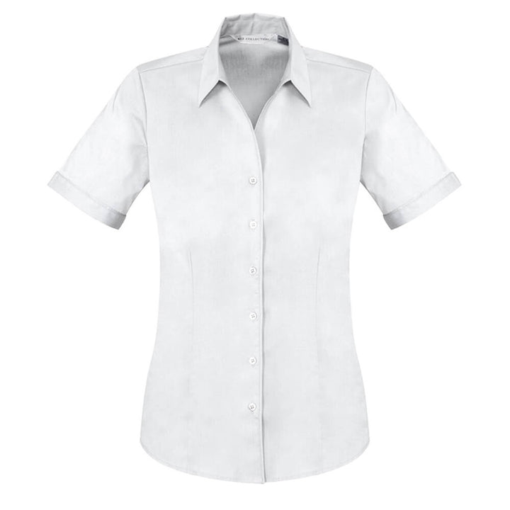Biz Collection S770LS Womens Monaco Short Sleeve Shirt White