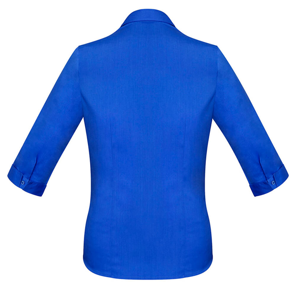 Biz Collection S770LT Womens Monaco 3/4 Sleeve Shirt Electric Blue
