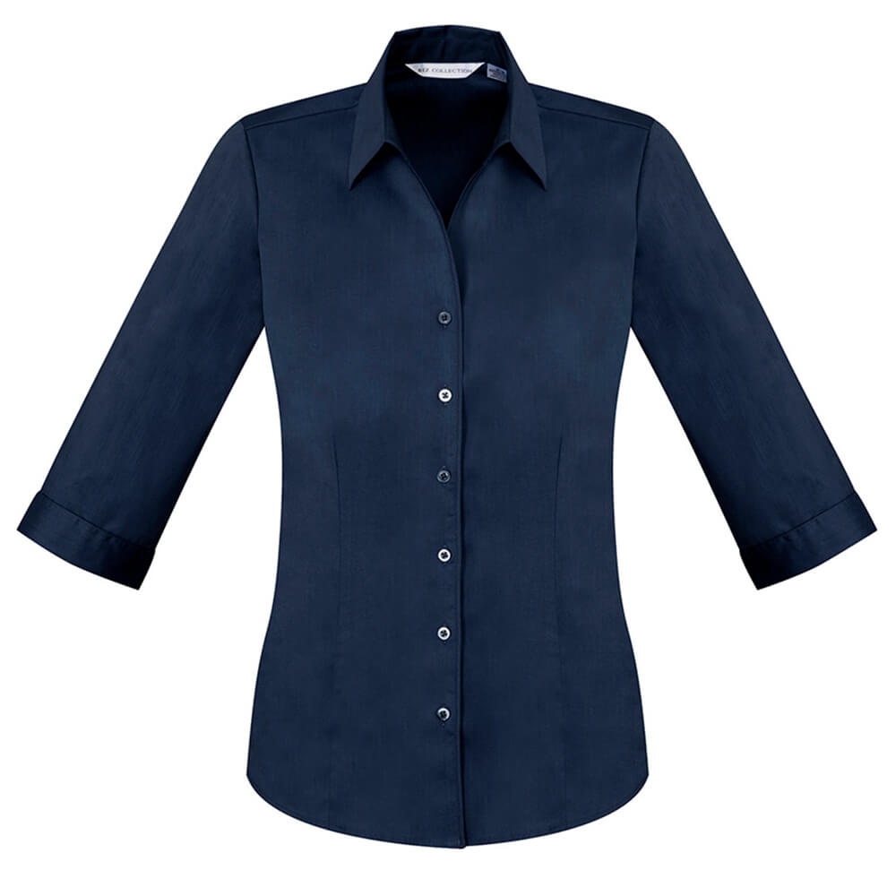 Biz Collection S770LT Womens Monaco 3/4 Sleeve Shirt Ink