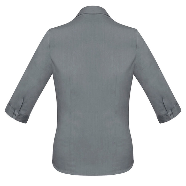 Biz Collection S770LT Womens Monaco 3/4 Sleeve Shirt Platinum