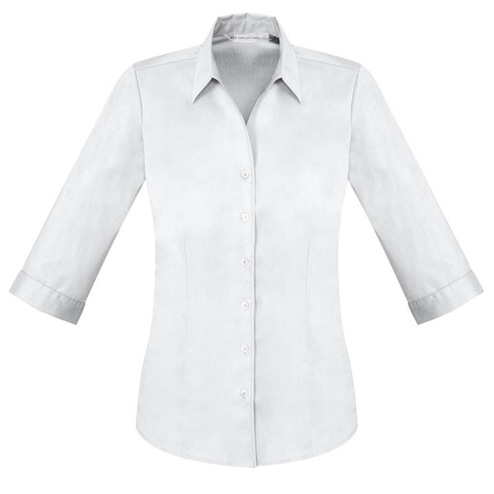 Biz Collection S770LT Womens Monaco 3/4 Sleeve Shirt White