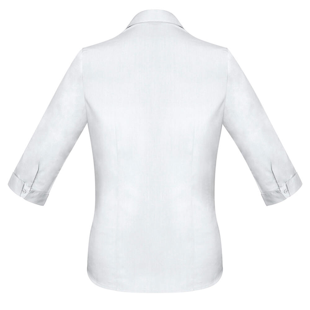Biz Collection S770LT Womens Monaco 3/4 Sleeve Shirt White