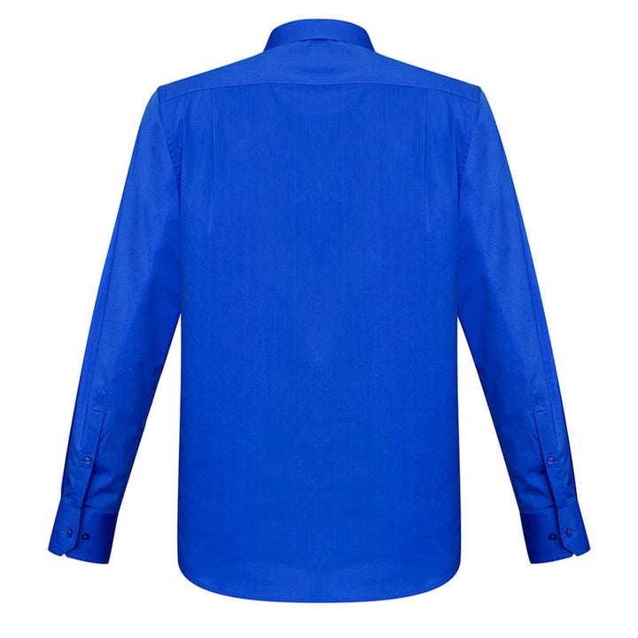 Biz Collection S770ML Mens Monaco Long Sleeve Shirt Electric Blue