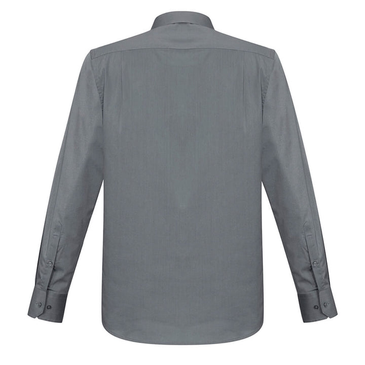Biz Collection S770ML Mens Monaco Long Sleeve Shirt Platinum