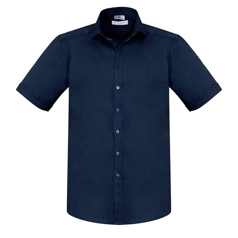 Biz Collection S770MS Mens Monaco Short Sleeve Shirt Ink