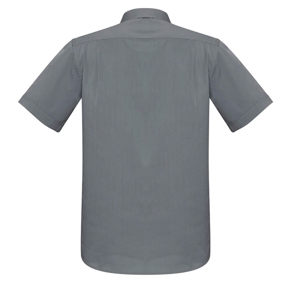 Biz Collection S770MS Mens Monaco Short Sleeve Shirt Platinum
