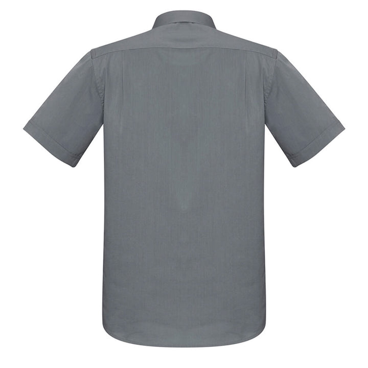 Biz Collection S770MS Mens Monaco Short Sleeve Shirt Platinum