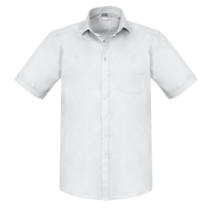 Biz Collection S770MS Mens Monaco Short Sleeve Shirt White