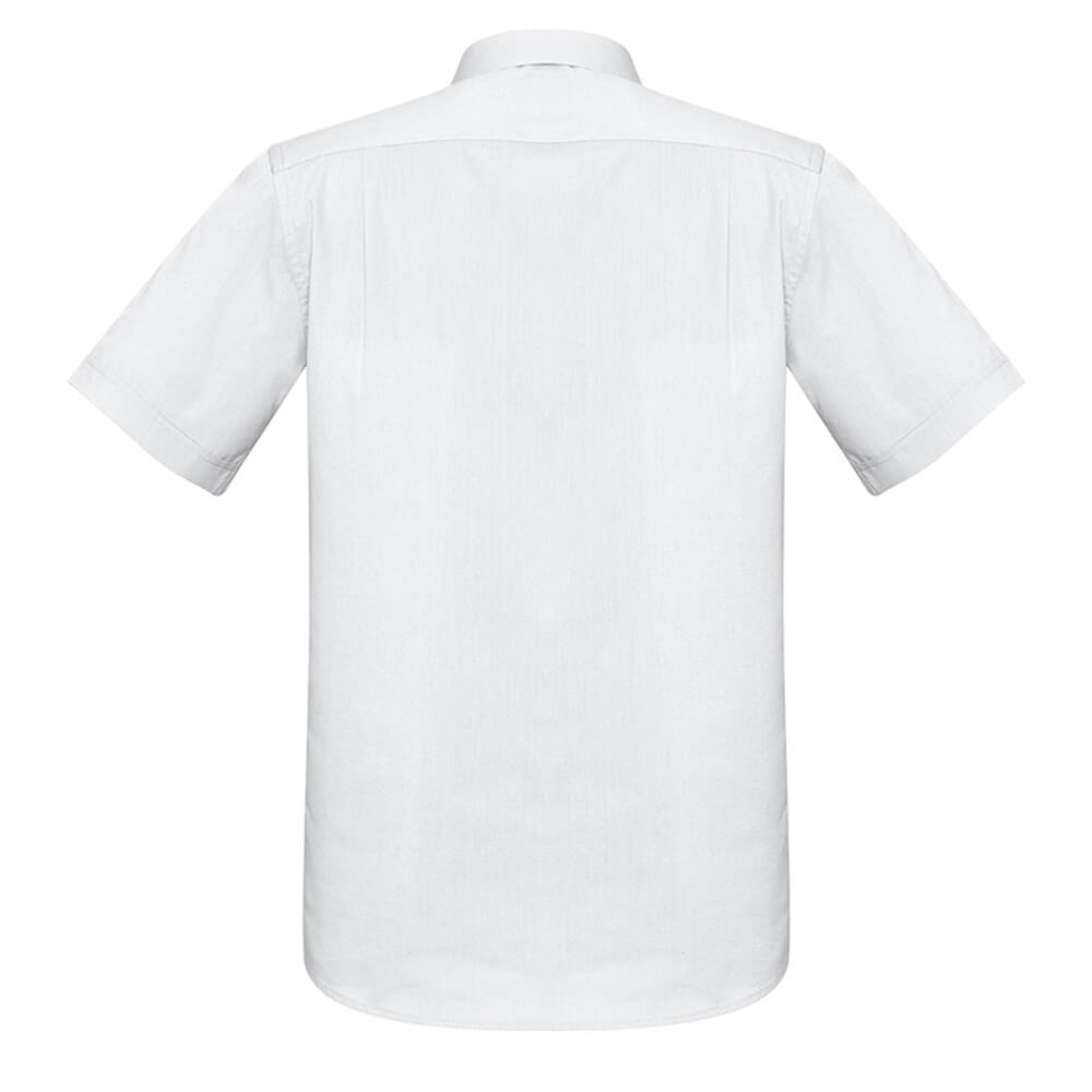 Biz Collection S770MS Mens Monaco Short Sleeve Shirt White
