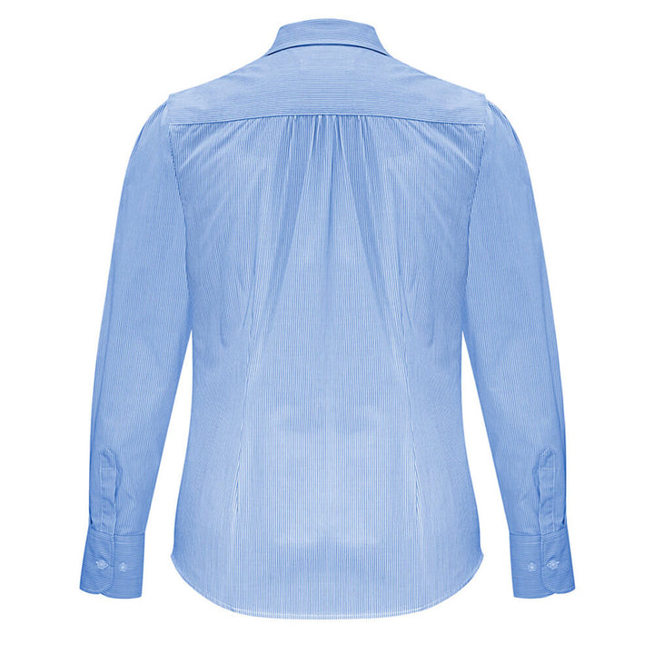 Biz Collection S812LL Womens Euro Long Sleeve Shirt Blue