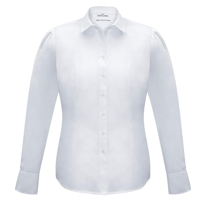 Biz Collection S812LL Womens Euro Long Sleeve Shirt White
