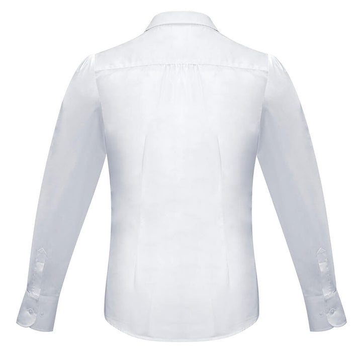 Biz Collection S812LL Womens Euro Long Sleeve Shirt White