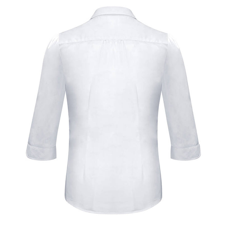 Biz Collection S812LT Womens Euro 3/4 Sleeve Shirt White