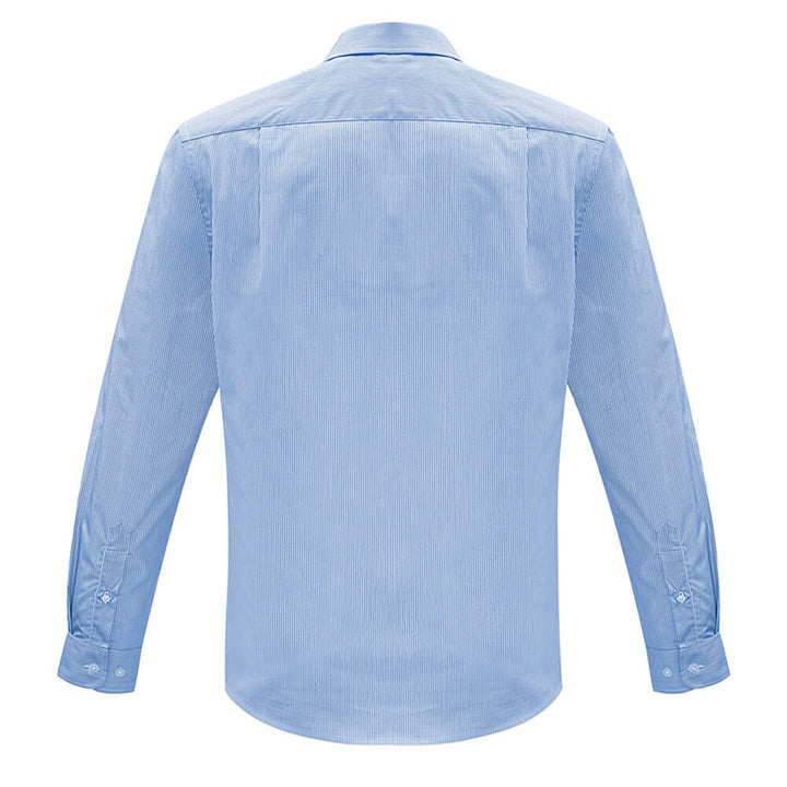 Biz Collection S812ML Mens Euro Long Sleeve Shirt Blue