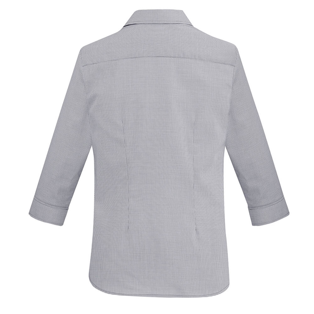 Biz Collection S910LT Womens Jagger 3/4 Sleeve Shirt Silver