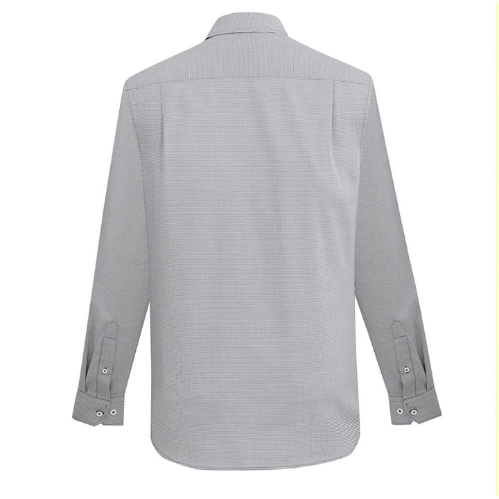 Biz Collection S910ML Mens Jagger Long Sleeve Shirt Silver