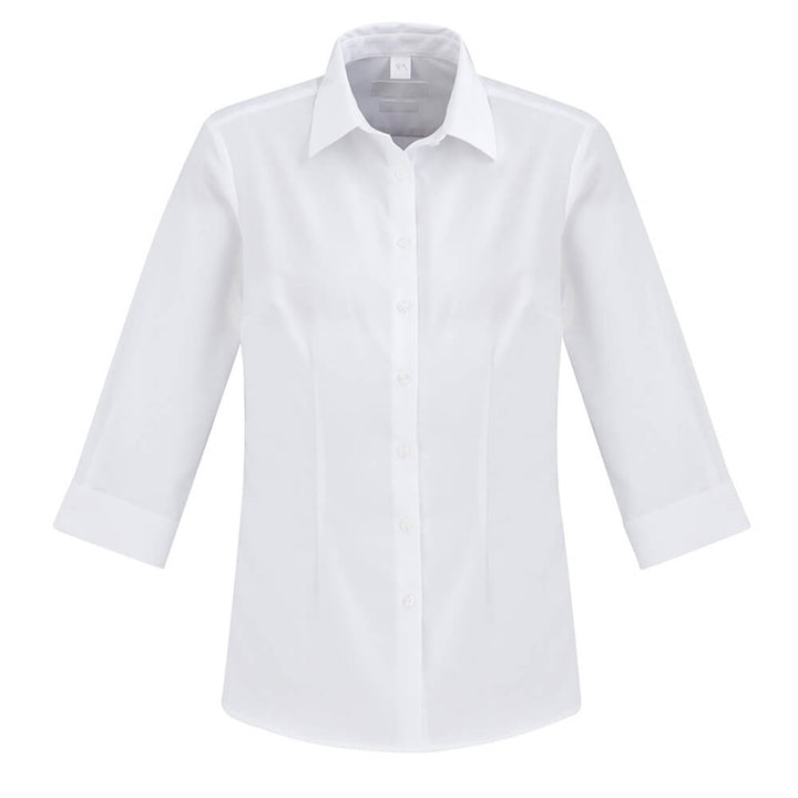 Biz Collection S912LT Womens Regent 3/4 Sleeve Shirt White
