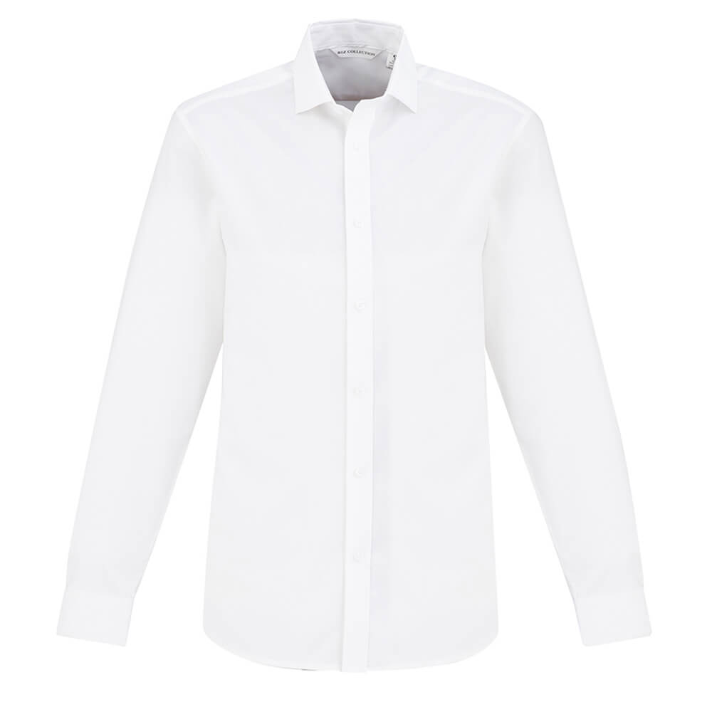 Biz Collection S912ML Mens Regent Long Sleeve Shirt White