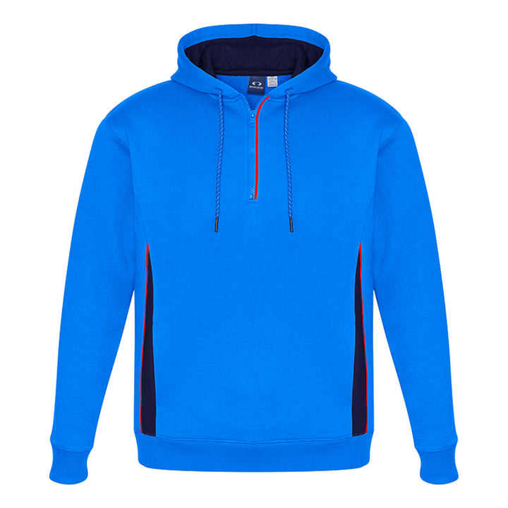 Biz Collection SW710M Renegade Adults Hoodie Royal/Navy/Fluoro Orange