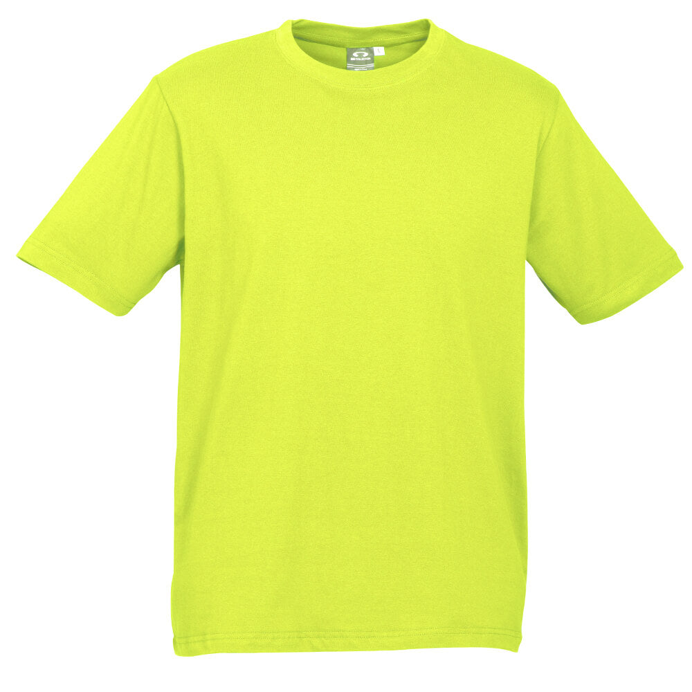 Biz Collection T10012 Mens Ice Tee Fluoro Yellow/Lime