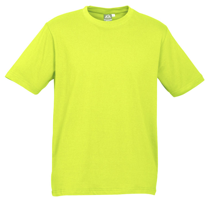 Biz Collection T10012 Mens Ice Tee Fluoro Yellow/Lime