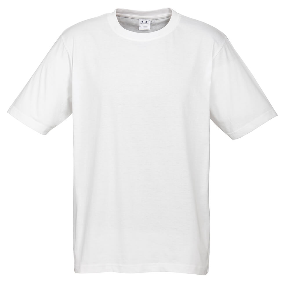 Biz Collection T10012 Mens Ice Tee White