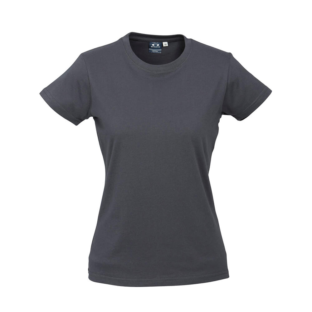 Biz Collection T10022 Womens Ice Tee Charcoal
