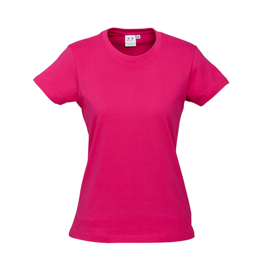 Biz Collection T10022 Womens Ice Tee - Fuchsia Front