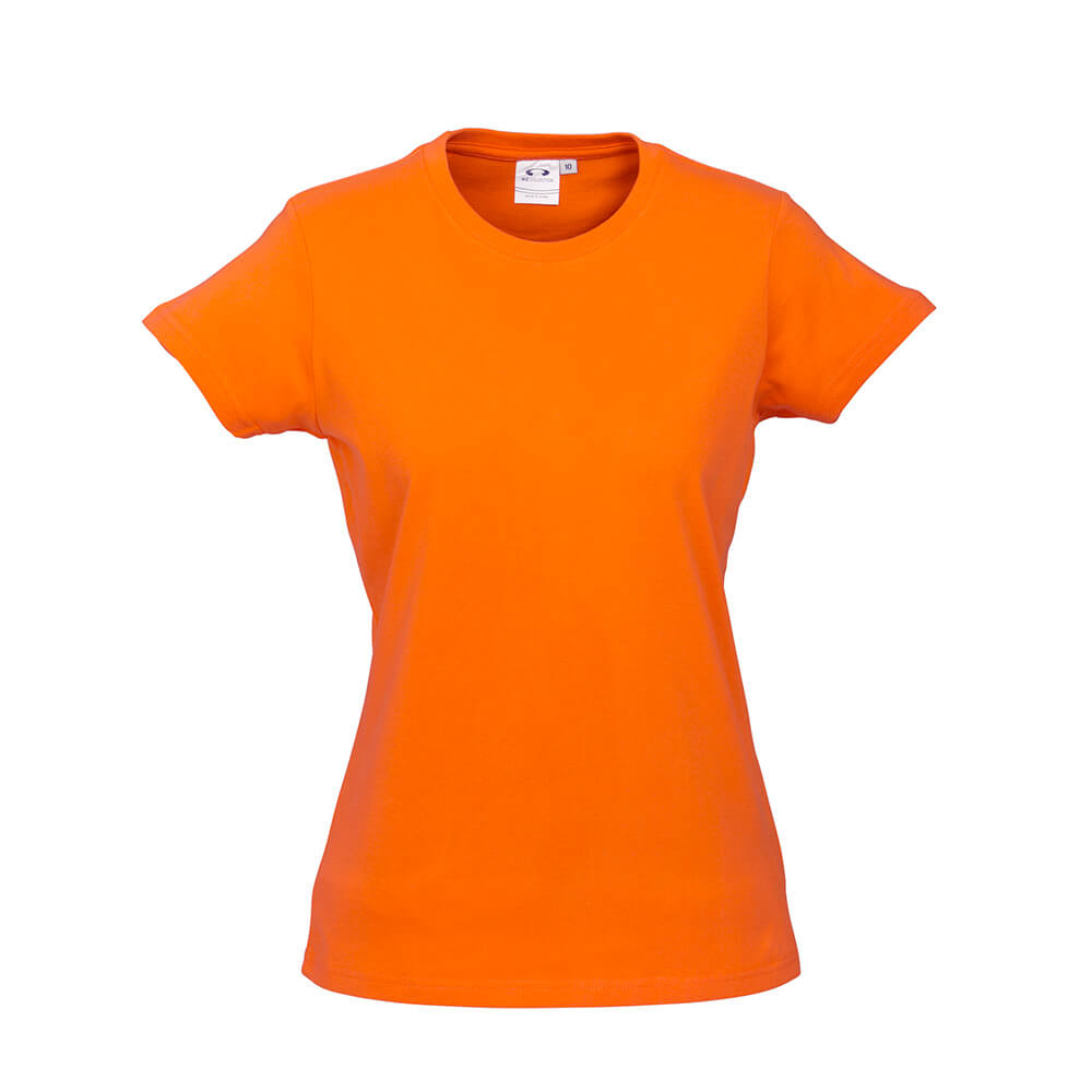 Biz Collection T10022 Womens Ice Tee Orange