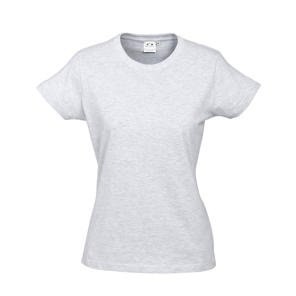 Biz Collection T10022 Womens Ice Tee - Snow Marle
