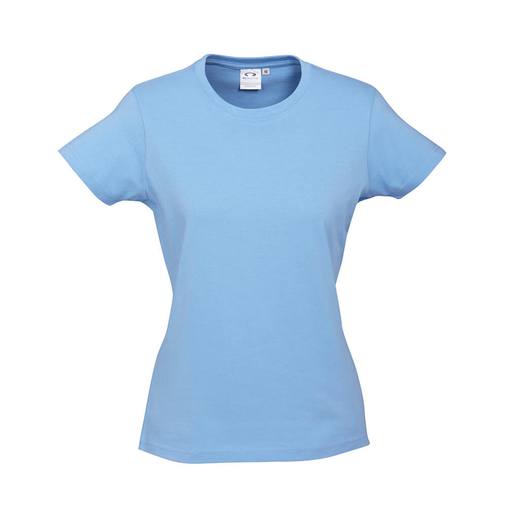 Biz Collection T10022 Womens Ice Tee Spring Blue