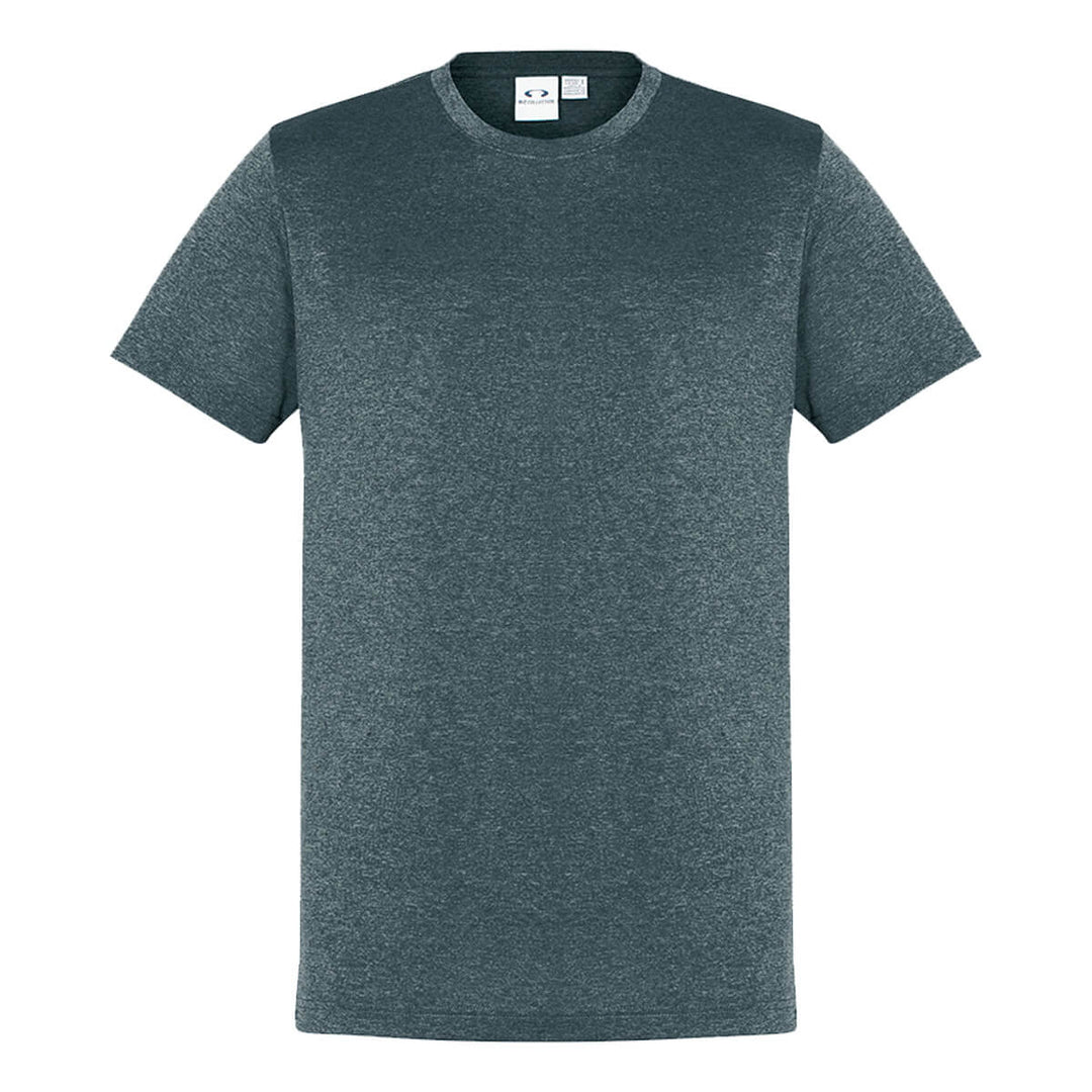 Biz Collection T800MS Mens Aero Tee Charcoal