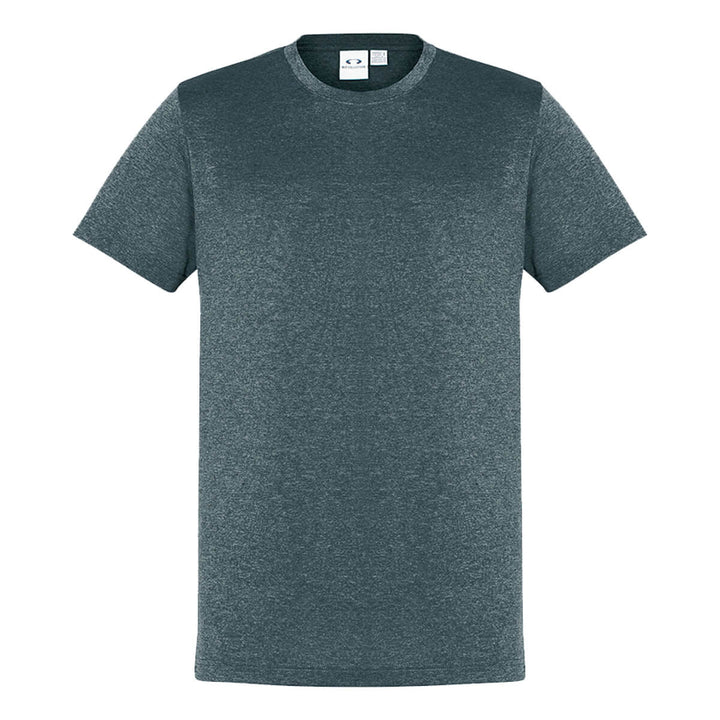 Biz Collection T800MS Mens Aero Tee Charcoal