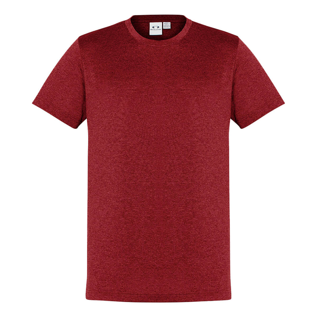 Biz Collection T800MS Mens Aero Tee Red