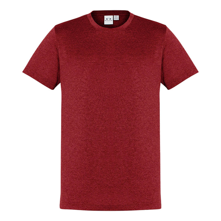 Biz Collection T800MS Mens Aero Tee Red